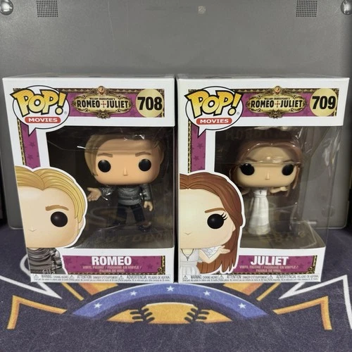 Romeo & Juliet 708 709 Funko Pop! movies figure lot of 2 Collectors Romantic