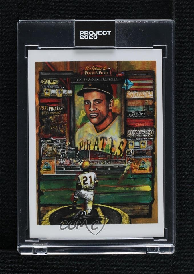 2020 Project 1955 Topps /6507 Roberto Clemente Andrew Thiele #138 HOF 0u17