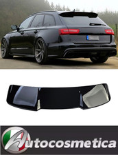 SPOILER TETTO DUCKTAIL POSTERIORE NERO LUCIDO PER AUDI A6 AVANT C7 4G 2011-2018*
