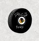 Patrick Sharp Chicago Blackhawks Autographed Puck
