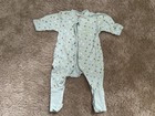 0-3 Months Green with Multicolor Polka Dots Snugabye Convert-A-Foot Sleeper — photo 1