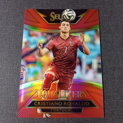 Cristiano Ronaldo 2015 Panini Select Red EQUALIZERS /199 Portugal Used
