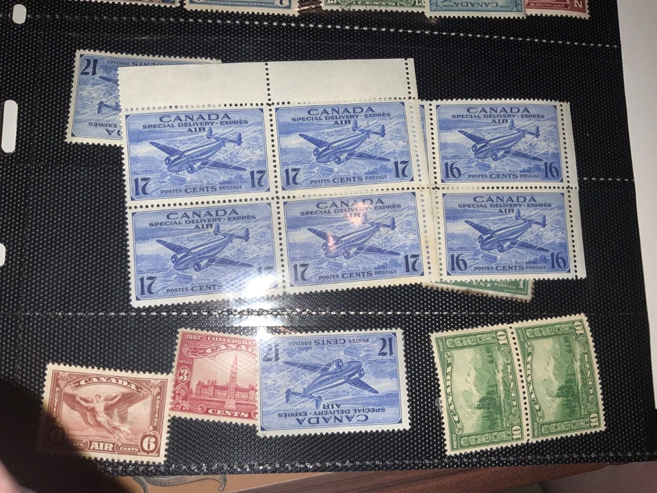 canadian stamp collection 1910 - Image 3 of 4