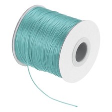 Lake Blue 0.5mm Waxed Cord 175 Yard Wax Bead Thread String for Jewelry