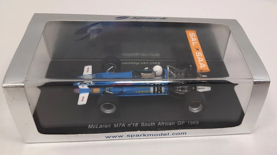 Mc Laren M7A/ B. van Rooyen - GP South Africa 1969 / SPARK S3117 / 1:43 - Bild 4 von 4