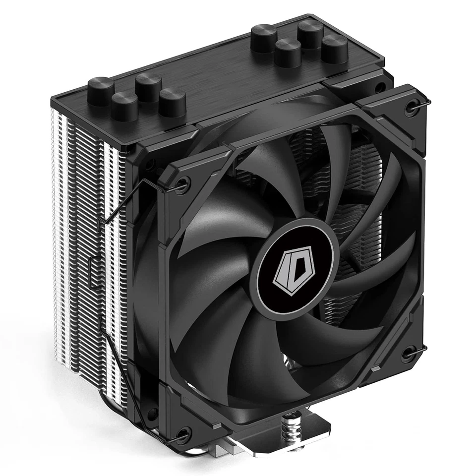 Ultra-Quiet CPU Cooler with 4 Heatpipes & Speed-Control 120mm Fan for Gaming PCs - Image 3 of 4