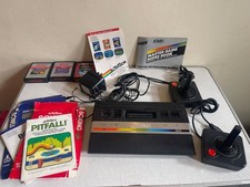 Atari 2600 Console + 2 X Controllers+ Power Supply + 3 Game Cartridges