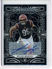 Myles Murphy Signatures Rookie Auto 2023 Panini Obsidian #116