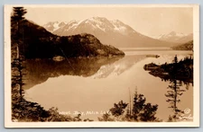 Vintage Postcard- West Bay Atlin Lake Alaska RPPC