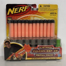 NEW Nerf N-Strike Vulcan EBF-25 Refill Pack 25 Sonic Micro Darts  Ammo Belt