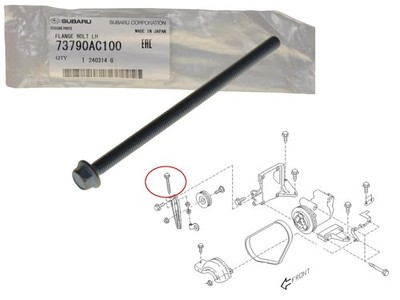 Spannrolle Keilrippenriemen Schraube 73790AC100 für Subaru Forester Impreza