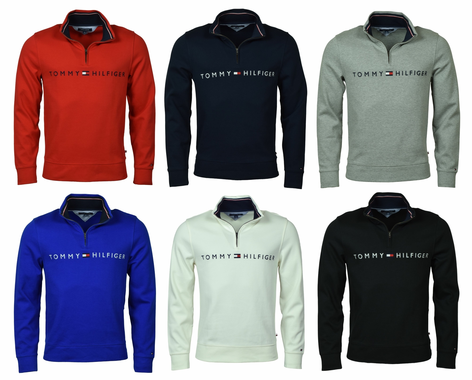 tommy hilfiger quarter zip pullover