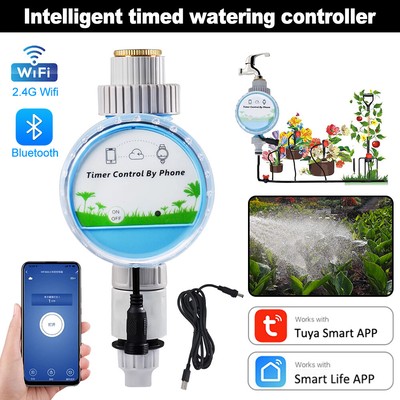 Tuya Smart Watering timer WiFi Bluetooth Automatic Garden Irrigation controller