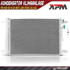 Condenser Air Conditioner With Dryer For Audi A3 8V Q3 Seat Leon Ateca 1.0L-2.0L