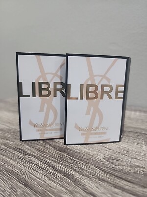 YVES SAINT LAURENT YSL LIBRE EAU DE TOILETTE SAMPLE SPRAY 0.04 FL OZ  1.2 ML (2)