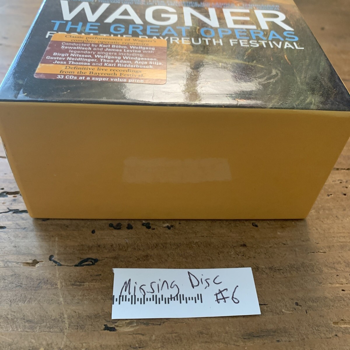 未開封　Wagner Bayreuth Live 10CDセット 未開封 Wagner Bayreuth Live 10CDセット 【公式通販】