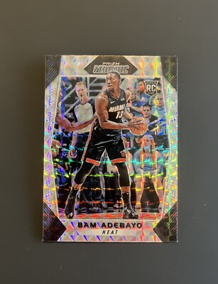 2017-18 Panini Mosaic Bam Adebayo #86 Rookie Mosaic Prizm Silver