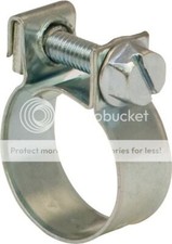 Mini Hose Clips Range 13-15mm (Nut + Bolt) Clamps Air Fuel Water HCA14- QTY 100