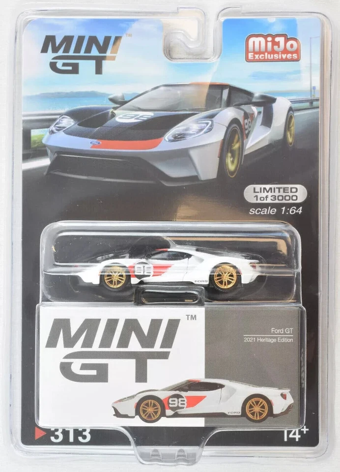 MINI GT Ford GT 2021 Heritage Edition MiJo Exclusives Limitiert auf 3000 Stück