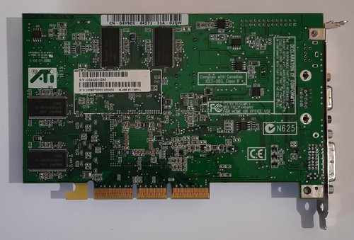 ATI FireGL 8800 AGP Grafikkarte (R200GL, 64MB, retro, 2001) - Afbeelding 4 van 4