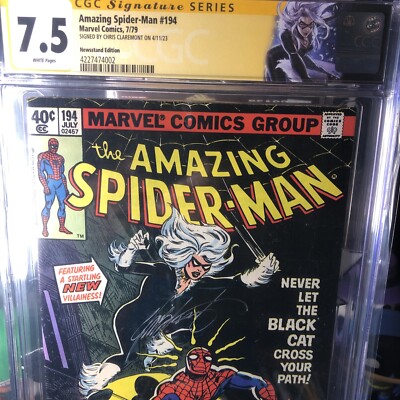 Amazing Spider-Man 194 - CGC 7.5 - Signed By Claremont Newsstand