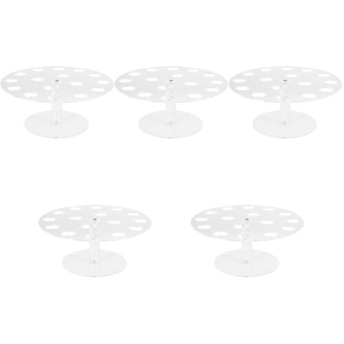 5 Sets Dekoratives Tablett Kegelhalter Acryl Eiswaffelständer Einfach - Bild 1 von 12