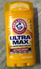 Arm  Hammer Ultra Max Deodorant, Active Sport, 2.6oz, 6 Pack 033200197447A237