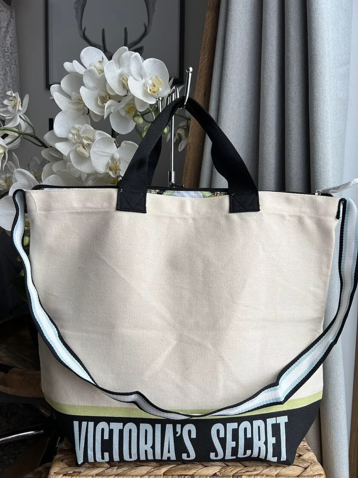 NEW Victoria's Secret Bag 2 in 1 Insulated Cooler Picnic Tote Removable Bag