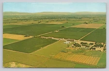 Postcard Hop Ranch Yakima River Valley Eastern Washington Aerial View
