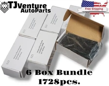 6 BOXES 1/2 OZ BLACK WHEEL WEIGHTS STICK-ON ADHESIVE TAPE 54 LBS LEAD-FREE