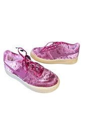 Nike Air Force 1 Kids Tea Berry Velvet Shoes 849345-601 Girls 5Y Ladies Size 6.5