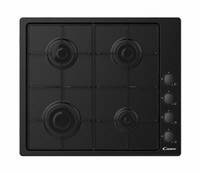 8016361966932 Candy CHW6LBB Black Built-in 60 cm Gas 4 zone(s) Candy