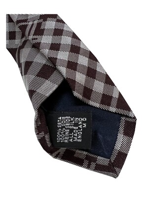 Cravate Homme Drake's London 100% Soie - Motif Chevaux Jaune - Made In England - Neuve Avec Étiquettes