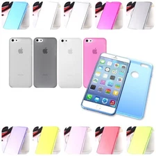 For Apple iPhone 6 4.7 6s Plus 5.5 TPU Rubber Ultra Thin Bumper Case Frame Cover