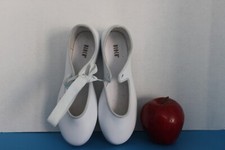 BLOCH Women's/Youth Girl's White TAP Dance SHOES Size 4.5 M Performance Recital