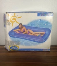 New 2000 Intex - The Wet Set - TAN DAZZLER - Pool Lounge Float - 81.5” x 52.75”
