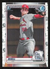 2020 Bowman Chrome IAN BEDELL 1st Year Baseball card ST. LOUIS CARDINALS #100