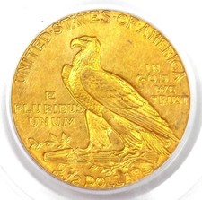 1908 Year Quarter Eagle $2.50 US Gold Coins (Pre - 1933) for sale