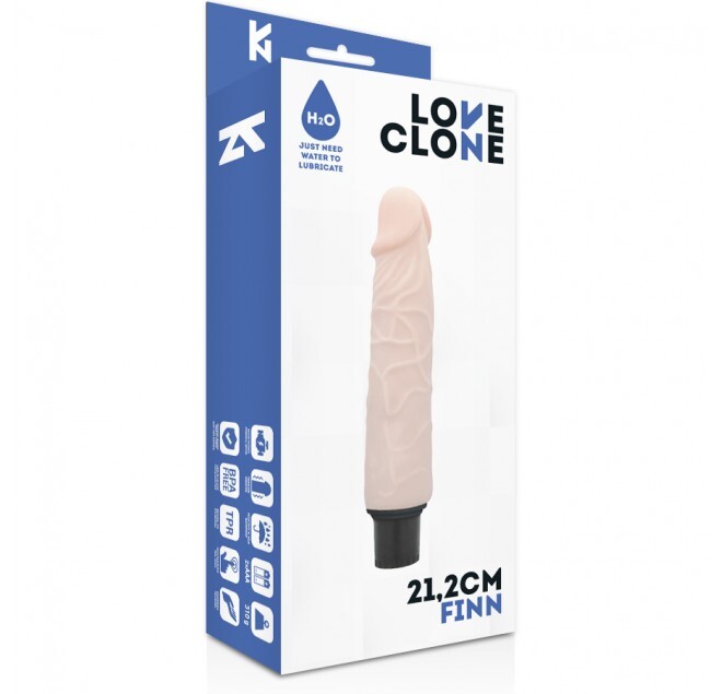 LOVECLONE - VIBRATORE AUTOLUBRIFICANTE FINN 21.2 CM -O- 3.8 CM