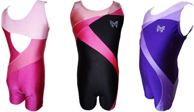 TALENT TALE  GIRLS DANCE/ GYMNASTIC Tank Color Block Biketard 