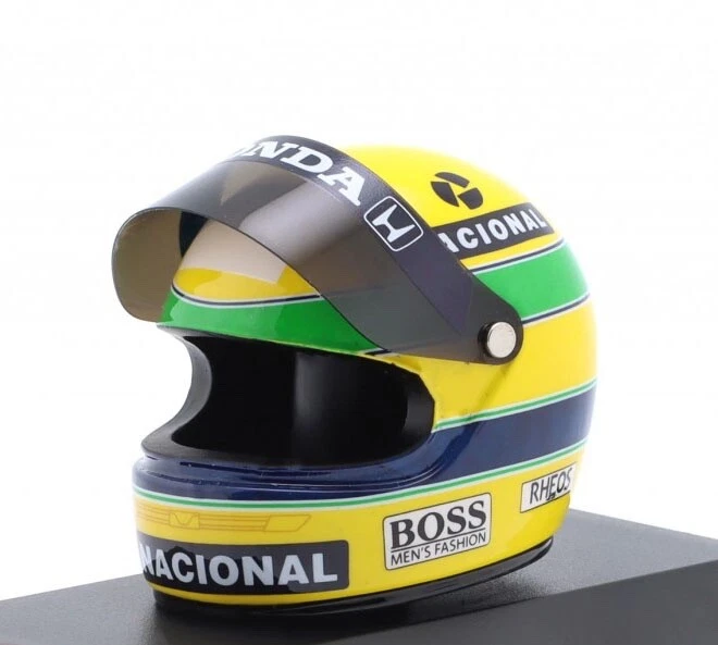 Minichamps Helmet 1990 World Champion - Ayrton Senna 1/8 Scale - Image 4 of 4