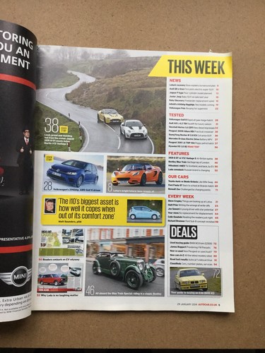 Autocar Magazine - 29 January 2014 - Jag XKR-S v Aston Vantage Hyundai i10 SE - Picture 2 of 2