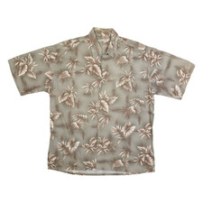 Camicia Hawaiian Da Uomo BATIK BAY Grigia A Fiori L