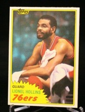 1981-82 Topps #31 Lionel Hollins Philadelphia 76ers