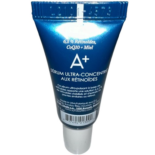 Sunday Riley A+ High Dose Retinoid Serum Retinol .17oz/5ml x2 - Picture 3 of 3
