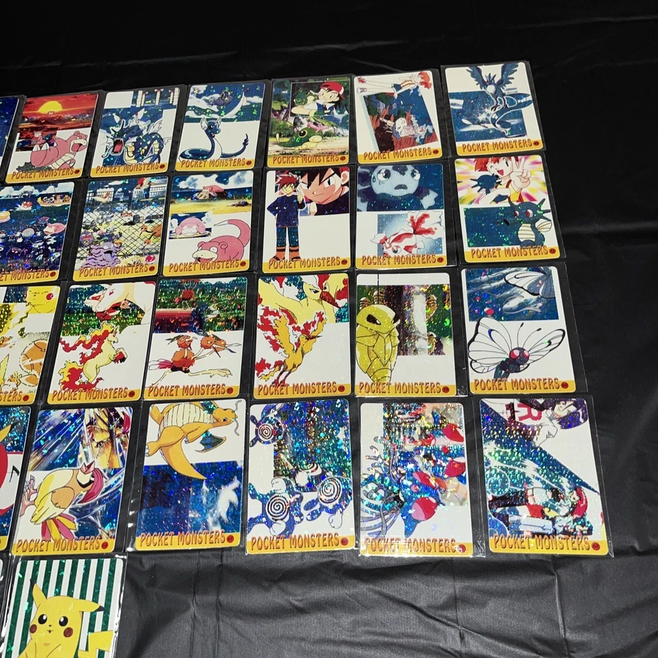 Pokemon Vintage Pocket Monsters Vending Adesivo de Prisma HOLO (36 Cartas) Charizard - Imagem 3 de 4