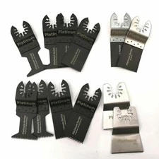 12Pcs Universal Saw Blade Oscillating Multi Tool Wood Metal Cutter Steel