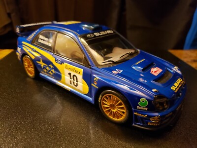 AutoArt Subaru Impreza WRX 1/18 Diecast Makinen Lindstrom, glossy paint with box