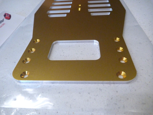 Vintage RC Associated RC10L Aluminum Chassis Only Gold Two-Tone ( Read ) - Picture 3 of 24