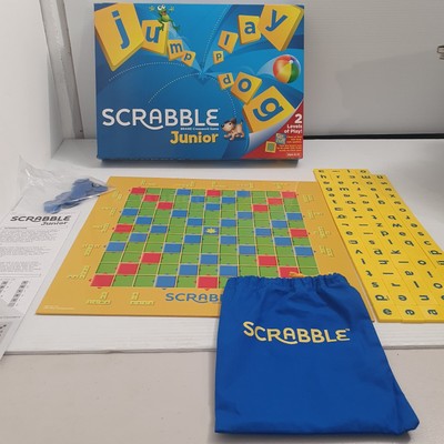 Scrabble Junior Board Game-2 levels Of Play for Ages 6-10/2-4 Players